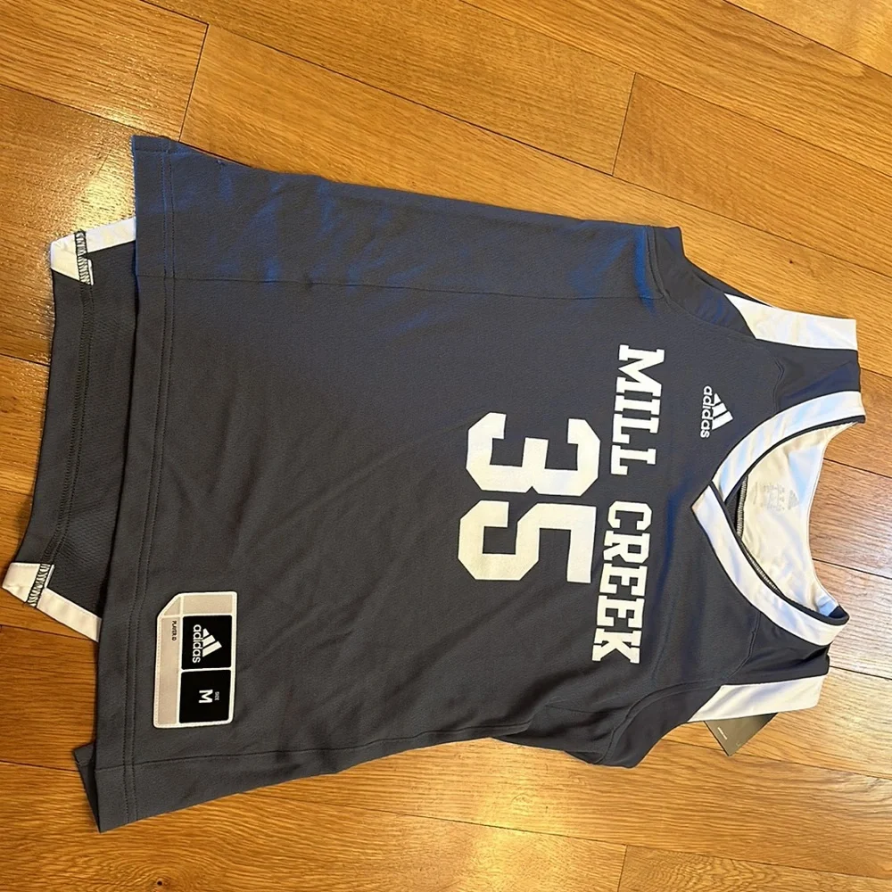 Adidas - Youth Mill Creek Mavericks Basketball Jersey #35
